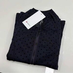 Lululemon Black Jacket with Polka Dots